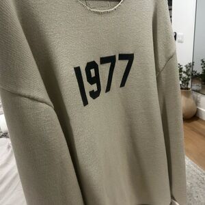 Fear of God 1977 Crewneck Sweater in Sage
